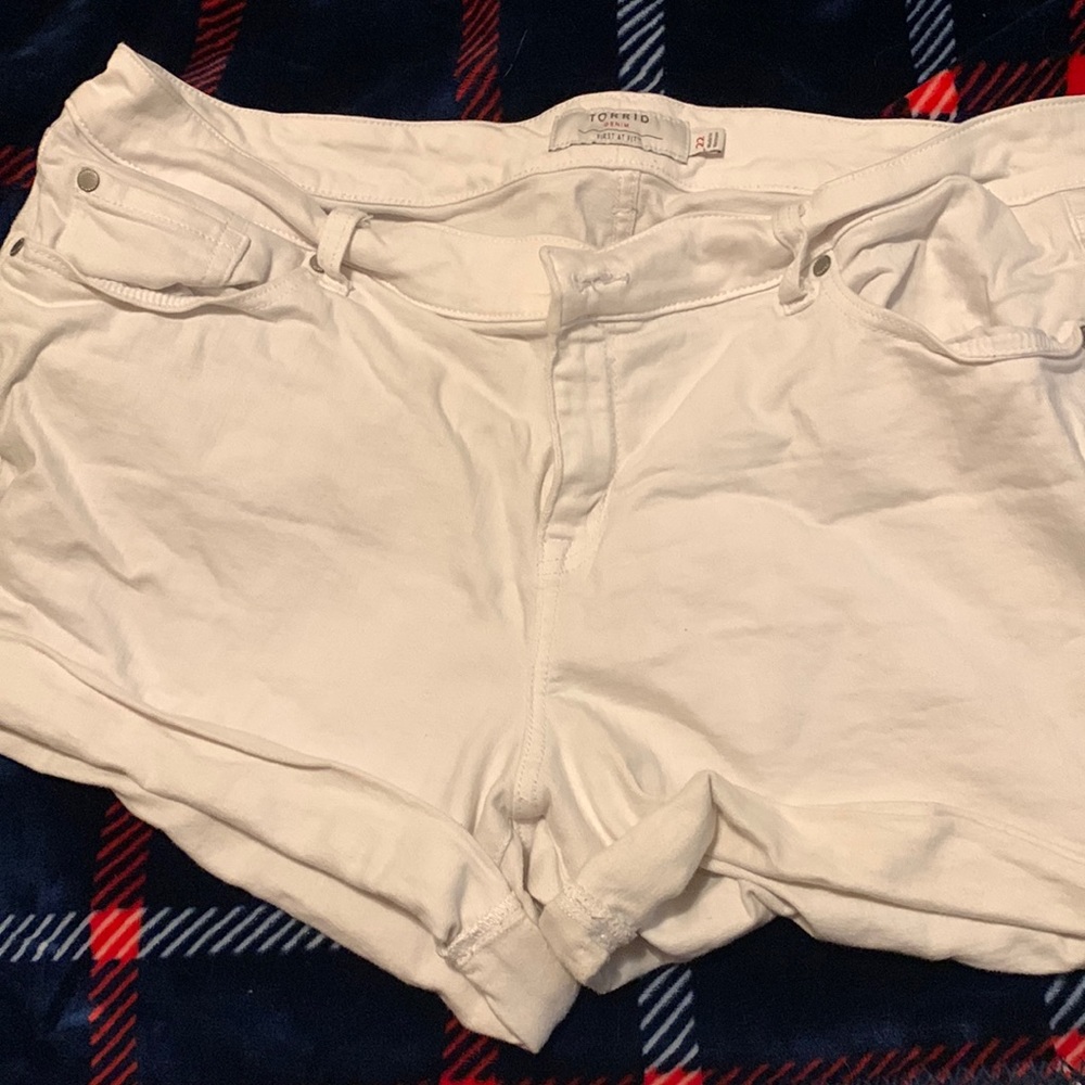 White women’s shorts